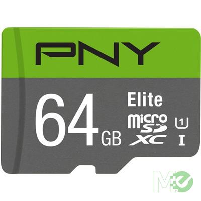 MX70867 Elite MicroSDXC Card w/ Adapter, Class 10 UHS-I, 64GB