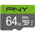 MX70867 Elite MicroSDXC Card w/ Adapter, Class 10 UHS-I, 64GB