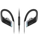 MX71257 RP-BTS50K Wings Bluetooth Sport Clips Headphones with Mic & Controller, Black