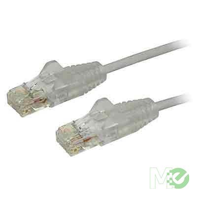 MX71725 Snagless Slim Cat 6 Patch Cable, Gray, 6ft.