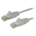 MX71807 Snagless Slim Cat 6 Patch Cable, Gray, 10ft.