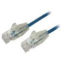 MX71809 Snagless Slim Cat 6 Patch Cable, Blue, 10ft.