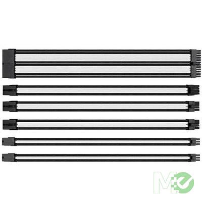 MX71853 TtMod Sleeve PSU Extension Cable, White/Black