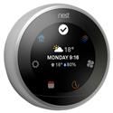 MX71971 Learning Thermostat, Stainless Steel