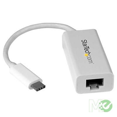 MX72140 USB Type-C to RJ45 Gigabit Network Adapter Cable, White