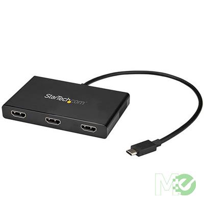 MX72180 3-Port MST USB-C to 3x HDMI Multi-Monitor Adapter