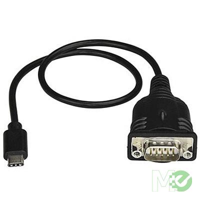 MX72210 USB-C to RS-232 Serial DB9 Adapter Cable, M/M