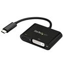 MX72214 USB-C to DVI Adapter w/ USB Power Delivery, Black
