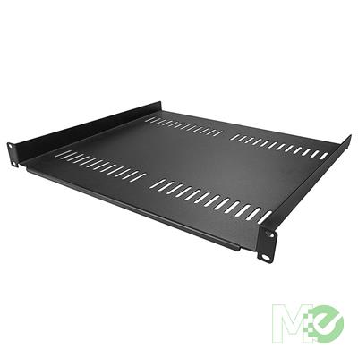 MX72524 Vented 1U Server Rack Shelf, Black 