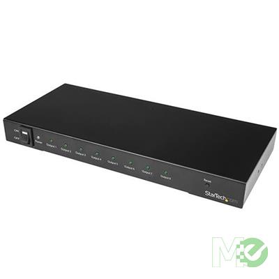 MX72617 8-Port 4K HDMI 2.0 Splitter, Black 