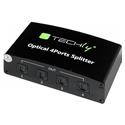 MX72735 Digital Audio Splitter w/ 4 Toslink Out Ports