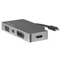 MX73185 4-in-1 4K UHD Multiport Video Adapter, Space Gray w/ VGA, DVI, HDMI, mini DP