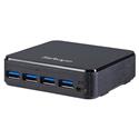 MX73186 HBS304A24A 4X4 USB 3.0 Peripheral Sharing Switch w/ 4x USB 3.0 Cables