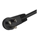 MX73190 Right-Angle Power Cord Extension, NEMA 5-15P to C13, 6ft 