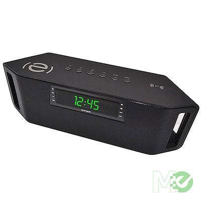MX73239 SPBT029 Slim Jam Bluetooth Portable Speaker w/ Audio Streaming, FM Tuner, microSD Card Reader, Speaker Phone, Black 