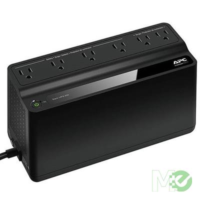 MX73315 Back-UPS 450VA 120V w/ 4 Battery Backup Outlets, 2 Surge Outlets 