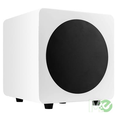 MX73366 SUB8 Powered Subwoofer, 8in, 250W Class D Amp, Matte White