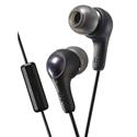 MX73537 Gumy Plus Wired In-Ear Headphones w/ Remote and Microphone, Black