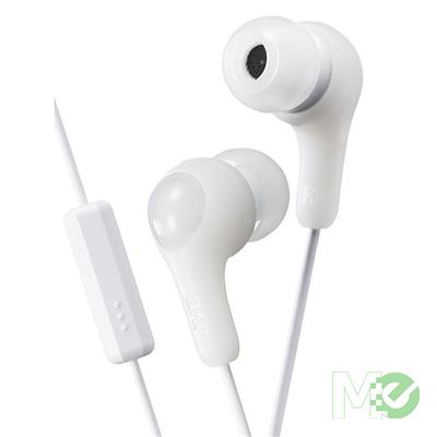 MX73539 Gumy Plus Wired In-Ear Headphones w/ Remote and Microphone, White