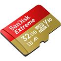 MX73551 Extreme microSDHC U3 V30 UHS-I Card w/ SD Card Adapter, 32GB 