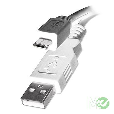 MX73950 USB 2.0 to Micro USB Cable, M/M, White, 6ft