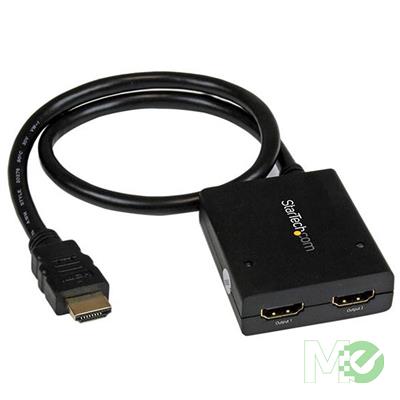 MX74060 2-Port 4K HDMI Video Splitter, Black