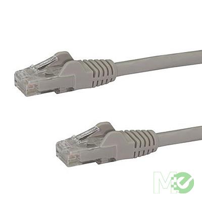 MX74203 Snag-less Cat 6 Patch Cable, Gray, 100ft.