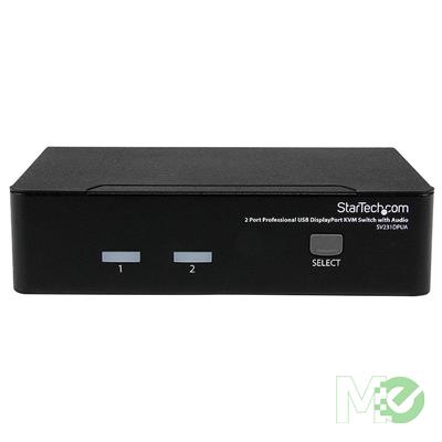 MX74546 2-Port USB DisplayPort KVM Switch w/ Audio