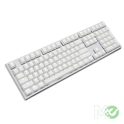 MX74592 One 2 Mechanical Gaming Keyboard w/ MX Cherry Red Key Switches, White LEDs, Full Numeric Pad, White