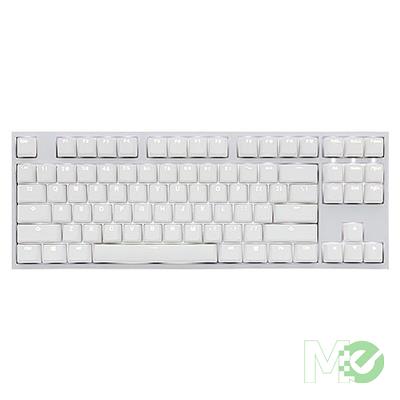 MX74593 One 2 Mechanical TKL Gaming Keyboard w/ MX Cherry Brown Switches, No Numeric Pad, White LEDs, White