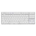 MX74594 One 2 Mechanical TKL Gaming Keyboard w/ MX Cherry Red Switches, No Numeric Pad, White LEDs, White