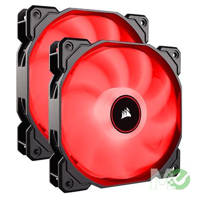 MX74712 Air Series™ AF140 LED 140mm Fan, Dual Pack w/ Red LEDs