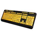 MX74957 EasyTouch 132 Luminous 4X Large Print Multimedia Desktop Keyboard