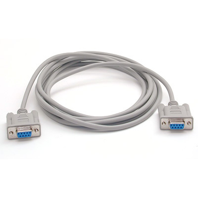 MX751 Serial Null Modem Cable DB9 F/F, 10ft.