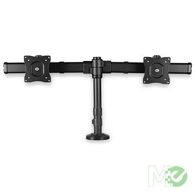 MX75563 Desk-mount Dual-Monitor Arm w/ Grommet/Desk Clamp Mount