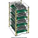 MX75745 4 Layer Acrylic Stackable Raspberry Pi Cluster Case Kit w/ 4x 40mm Fans