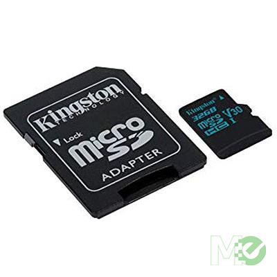 MX75916 Canvas Go Class 10 UHS-I U3 microSDHC Card, 32GB w/ Adapter 