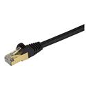 MX76199 Cat 6a STP Cable, Black, 3ft.