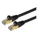 MX76201 Cat 6a STP Cable, Black, 6ft.