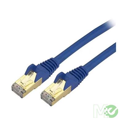 MX76207 Cat 6a STP Patch Cable, Blue, 1ft.