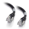 MX76218 Snagless Cat 6a STP Patch Cable, Black, 1ft. 