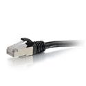 MX76220 Snagless Cat 6a STP Patch Cable, Black, 6ft. 