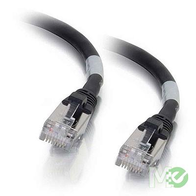MX76221 Snagless Cat 6a STP Patch Cable, Black, 15ft. 