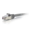 MX76223 Snagless Cat 6a STP Patch Cable, Gray, 1ft. 