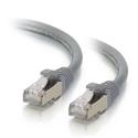 MX76224 Snagless Cat 6a STP Patch Cable, Gray, 3ft. 