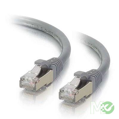 MX76227 Snagless Cat 6a STP Patch Cable, Gray, 15ft. 