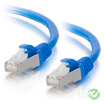 MX76229 Snagless Cat 6a STP Patch Cable, Blue, 1ft.
