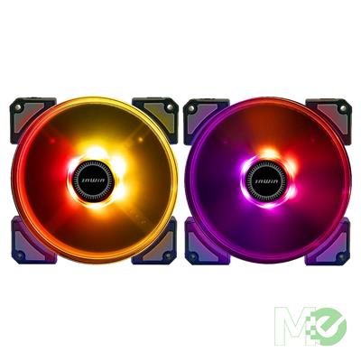 MX77122 Crown AC 120 ARGB LED 120mm Fan Kit, 2 Pack w/ RGB LED Controller