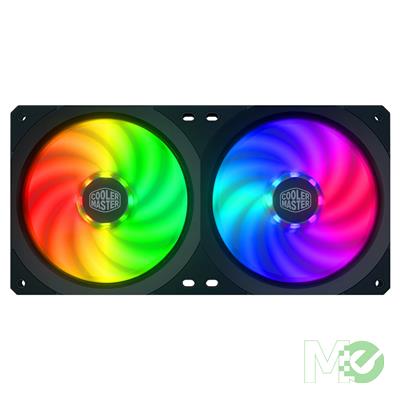 MX77801 MasterFan SF240R ARGB LED Dual 120mm Fan Kit 
