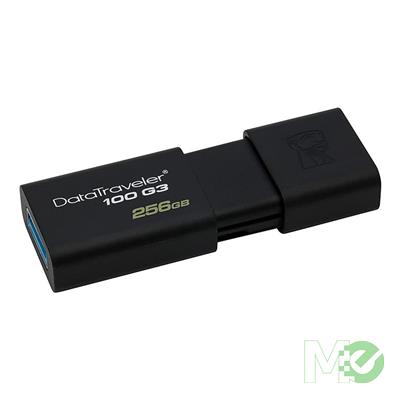 MX77954 DataTraveler 100 G3 USB 3.0 Drive, 256GB w/ Sliding Cap